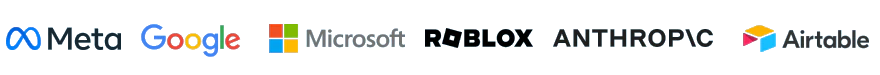 Meta, Google, Microsoft, Roblox, Anthropic, Airtable